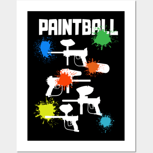 Paintball player Gotcha Paintballer gift idea Posters and Art